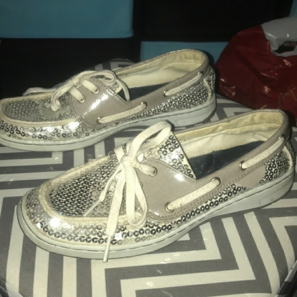 Maui island size 5 sparkly boat shoes
